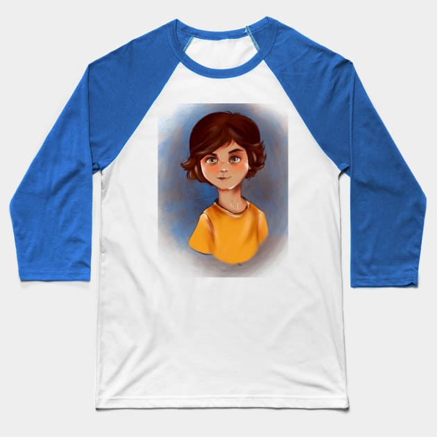 Young Boy Baseball T-Shirt by Umranaskin